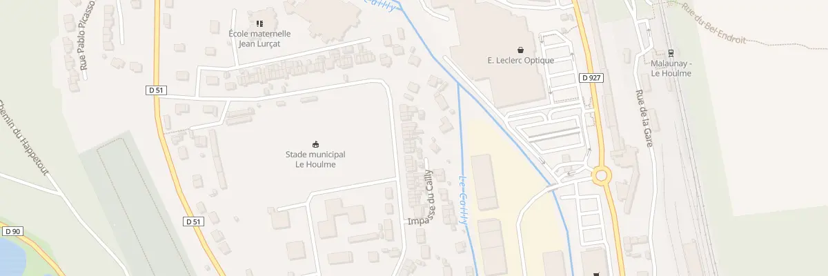 Plan du 50 Rue Gustave Delarue au Houlme