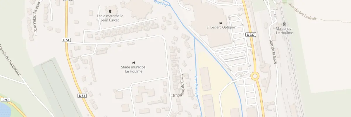 Plan du 52 Rue Gustave Delarue au Houlme