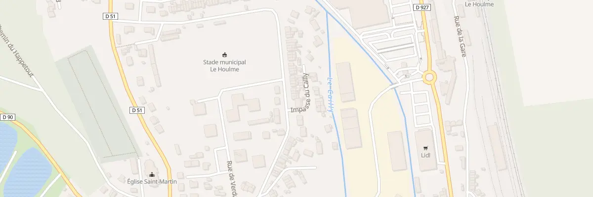 Plan du 20 Rue Gustave Delarue au Houlme