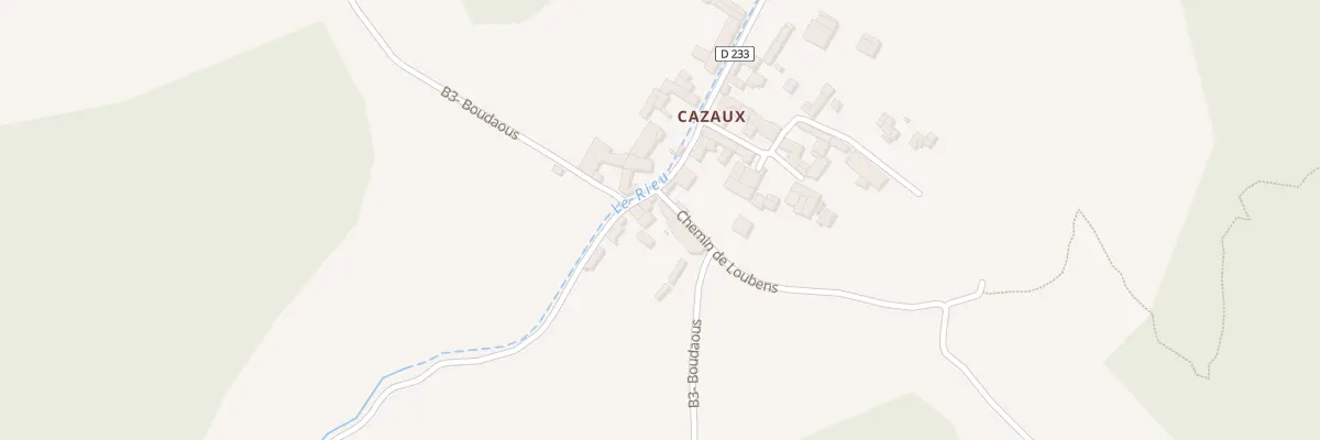 Plan du 2 Che de Loubens à Cazavet