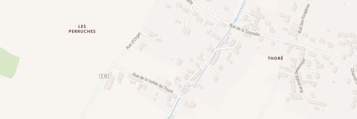 Plan du 10B Rue de la Vallée de Thoré à Civray-de-Touraine