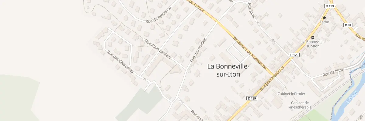Plan du 6 Rue des Ruelles à La Bonneville-sur-Iton