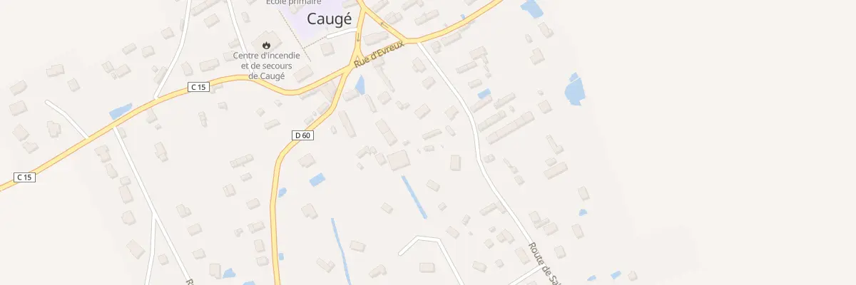 Plan du 12 Rte de St Jean à Caugé