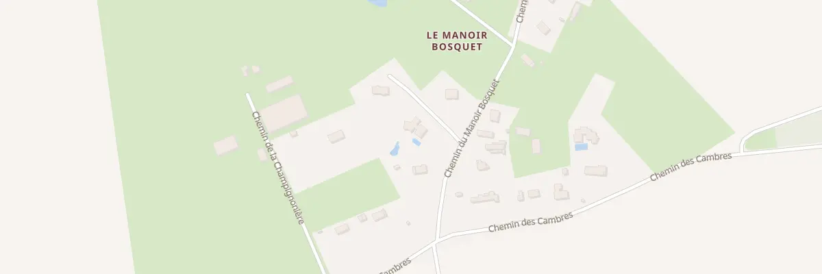 Plan du 105 Che du Manoir Bosquet à Fresquiennes