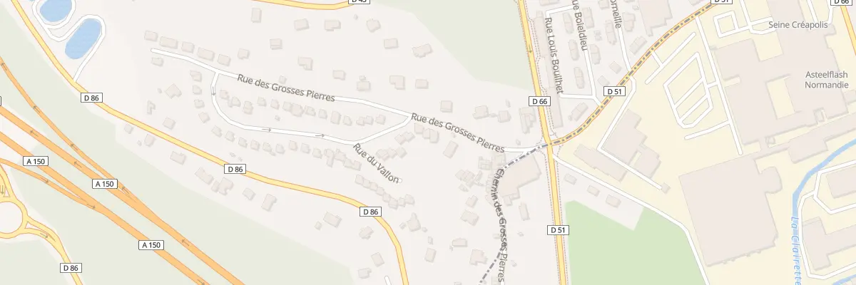 Plan du 25 Rue des Grosses Pierres à Maromme
