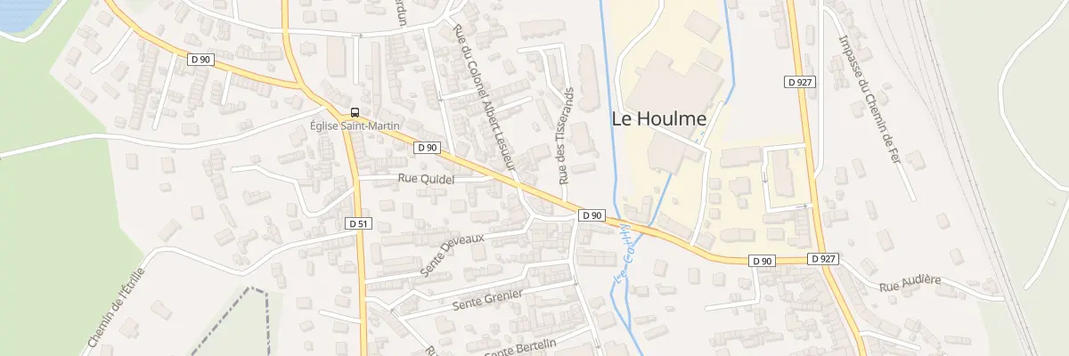 Plan du 14 Rue de la République au Houlme
