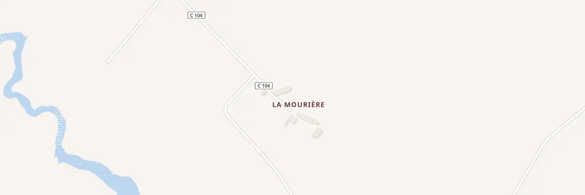 Plan du 1A La Mouriere à Saint-Quentin-sur-Indrois