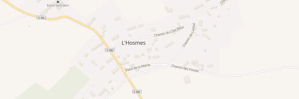 Plan du 8 Che du Clos Roux à L’Hosmes