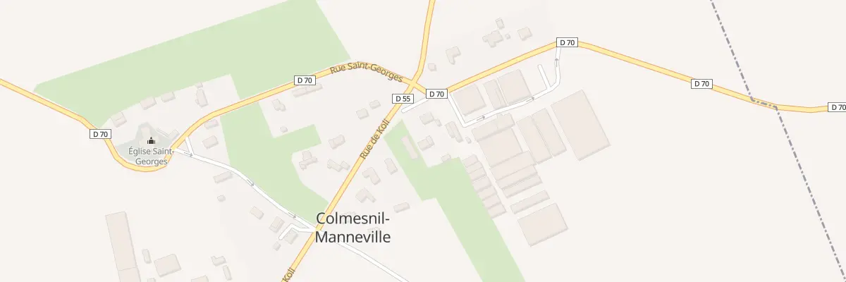 Plan du 3 Imp des Telliers à Colmesnil-Manneville