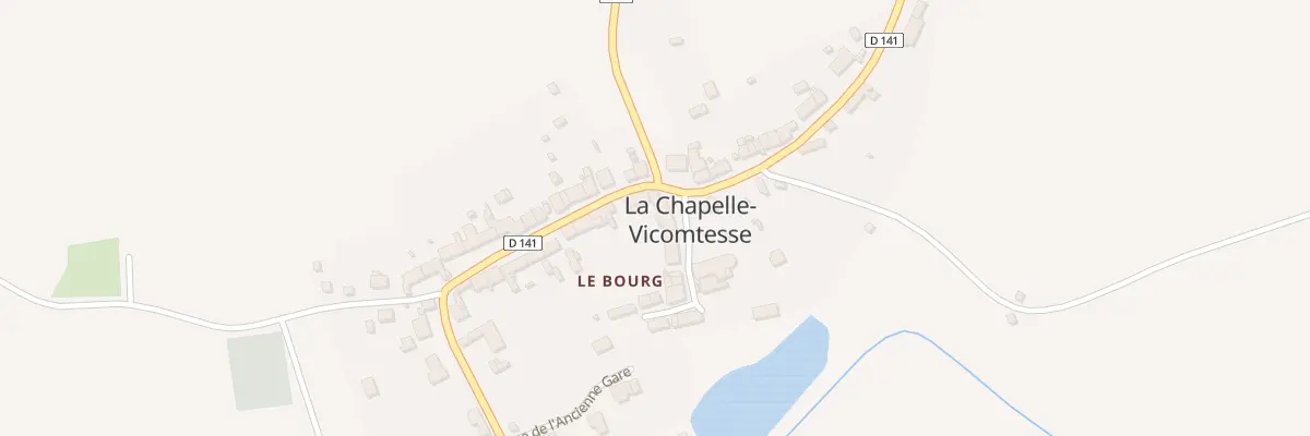 Plan du 2 Pl de l’Eglise à La Chapelle-Vicomtesse