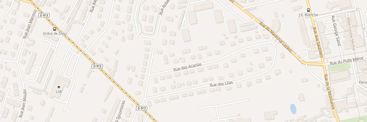 Plan du 30 Rue des Acacias à Saint-Pierre-lès-Elbeuf