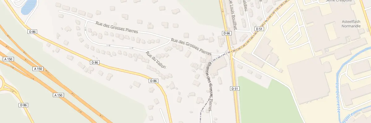 Plan du 21 Rue des Grosses Pierres à Maromme