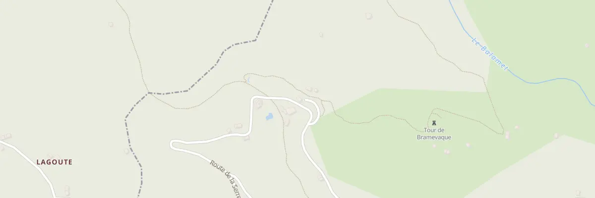 Plan du 5211 La Bouche à Arrien-en-Bethmale