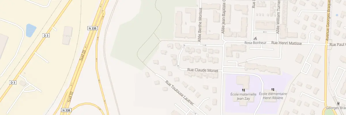 Plan du 15 Rue Claude Monet au Grand-Quevilly