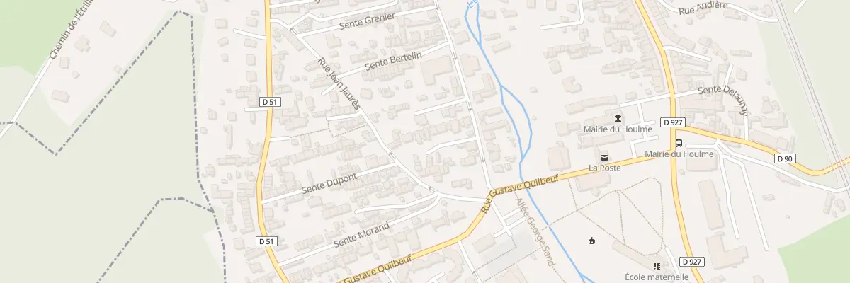 Plan du 7 Rue des Martyrs au Houlme
