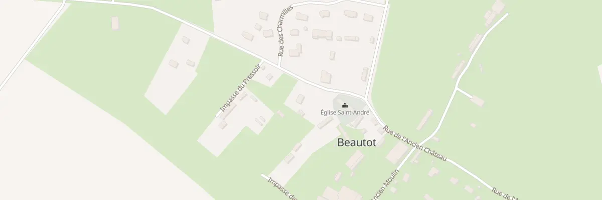 Plan du 5028 Le Bourg à Beautot