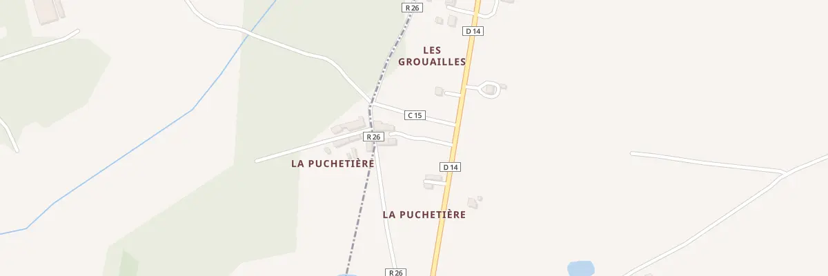 Plan du 5027 La Puchetière à Obterre