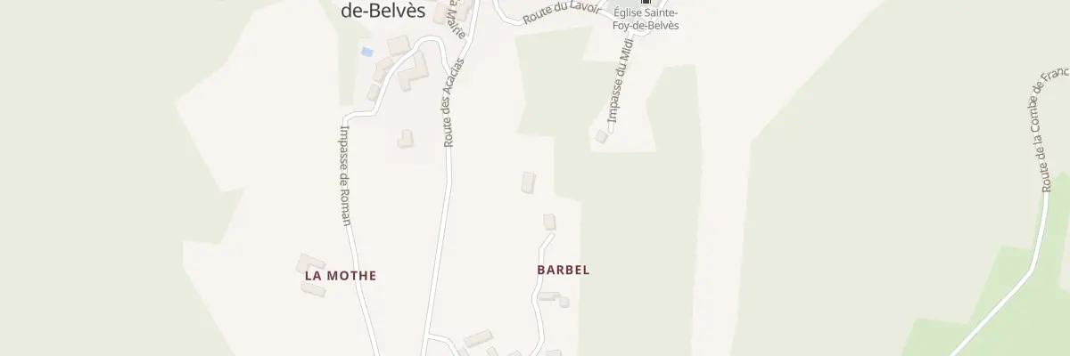 Plan du 52 Barbel à Sainte-Foy-de-Belvès