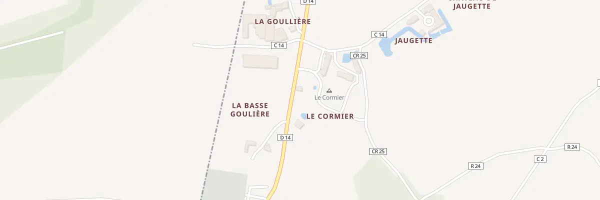 Plan du 5025 La Basse Goulliere à Obterre