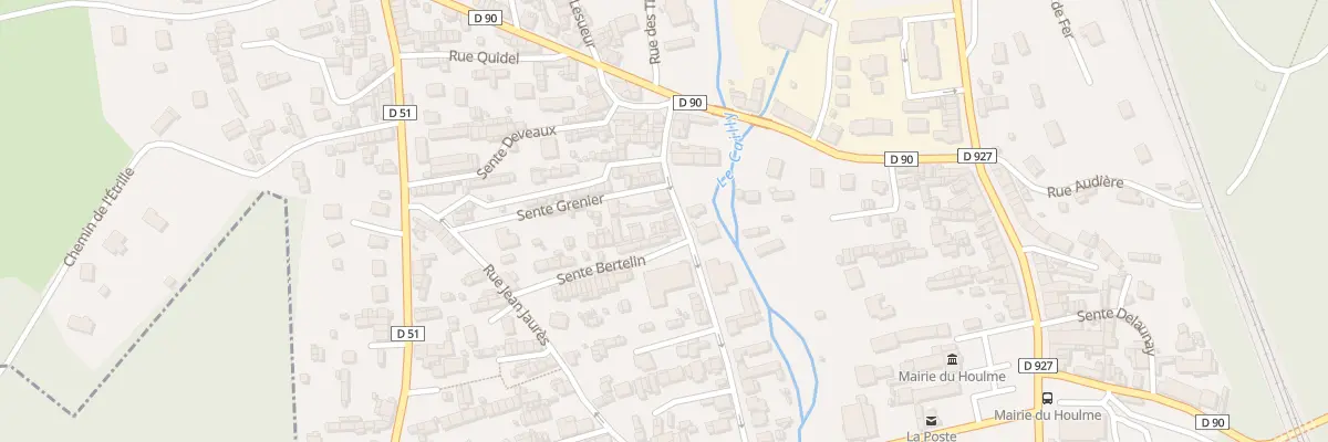 Plan du 43 Rue des Martyrs au Houlme