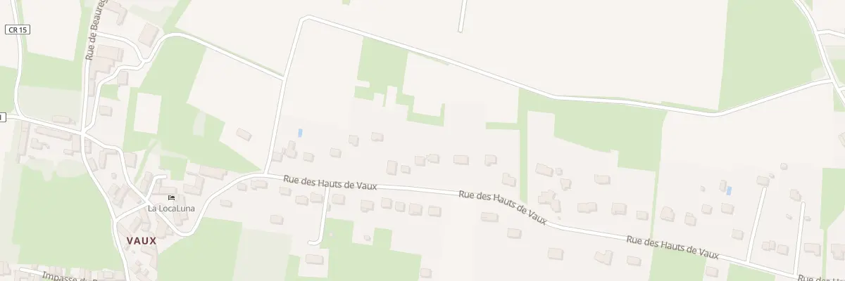 Plan du 580 Rue des Hauts de Vaux à Civray-de-Touraine
