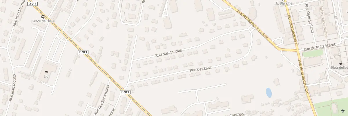Plan du 15 Rue des Acacias à Saint-Pierre-lès-Elbeuf