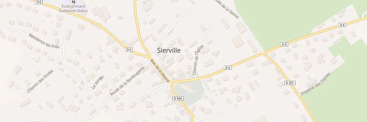 Plan du 43 Che de l’Eglise à Sierville