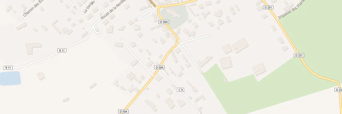 Plan du 143 Rte de Fresquiennes à Sierville