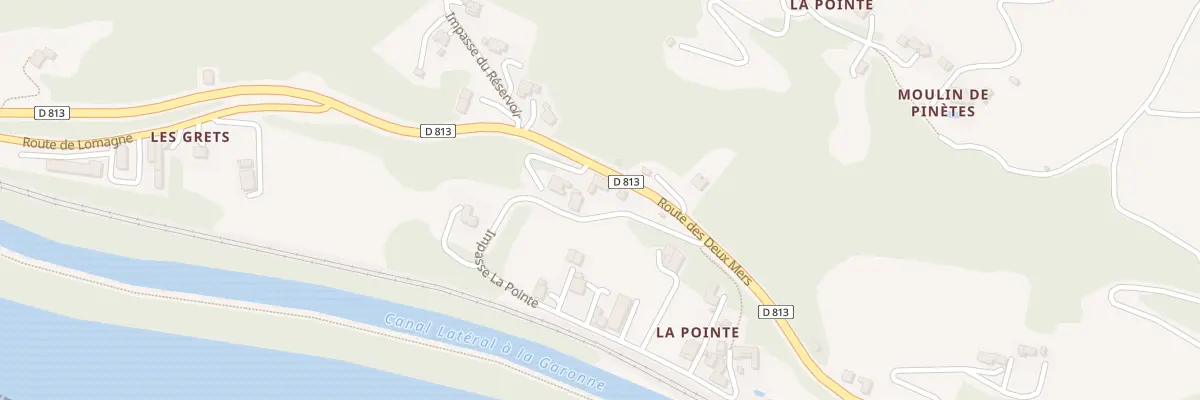 Plan du 1553 Rte des deux Mers à Boudou