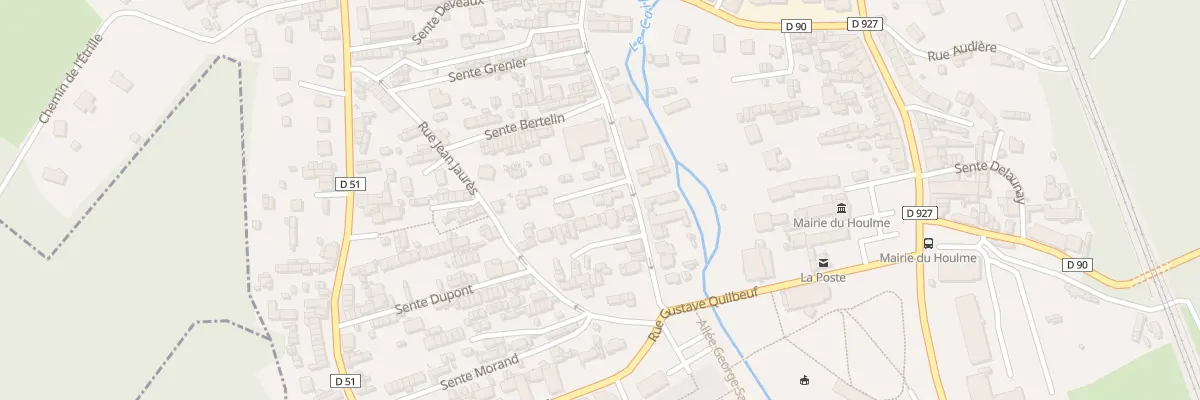 Plan du 29 Rue des Martyrs au Houlme