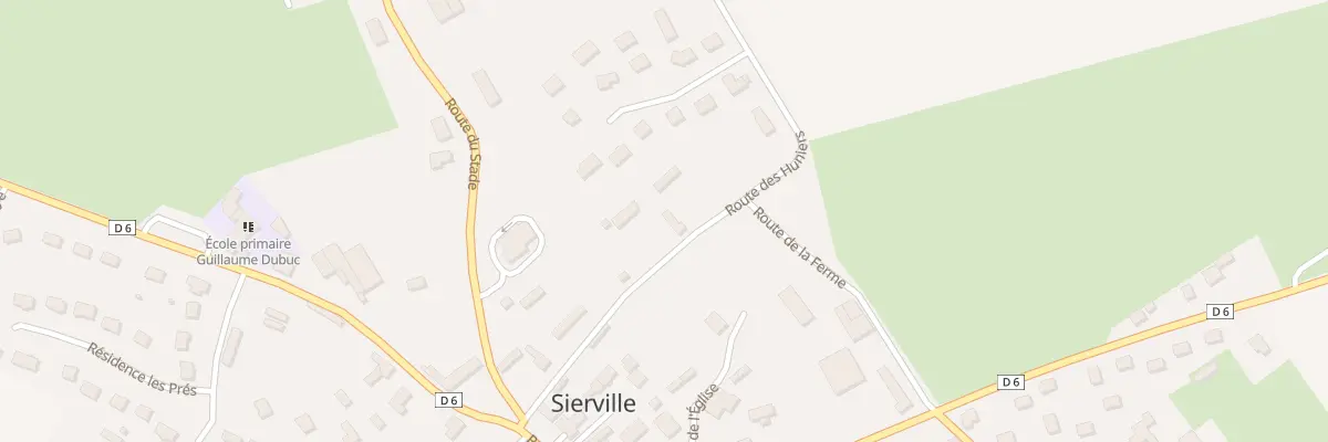 Plan du 169 Rte des Huniers à Sierville