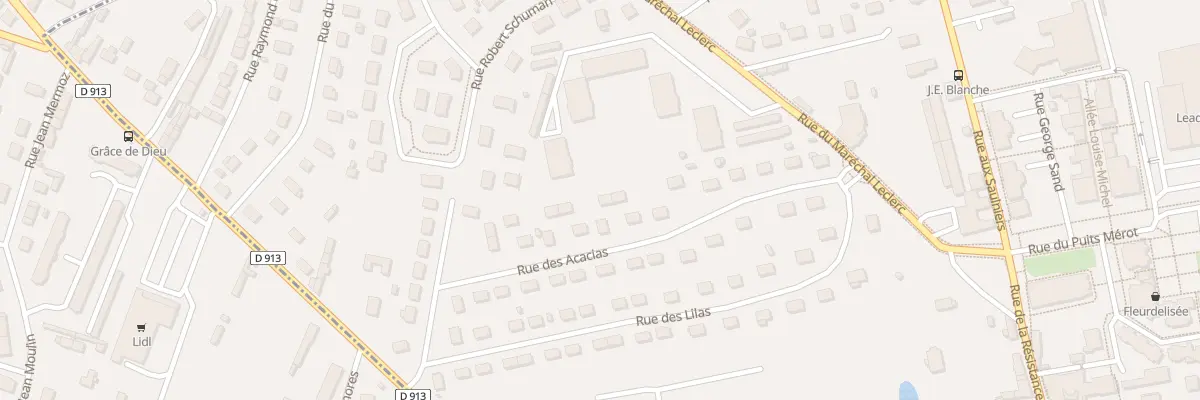 Plan du 20 Rue des Acacias à Saint-Pierre-lès-Elbeuf