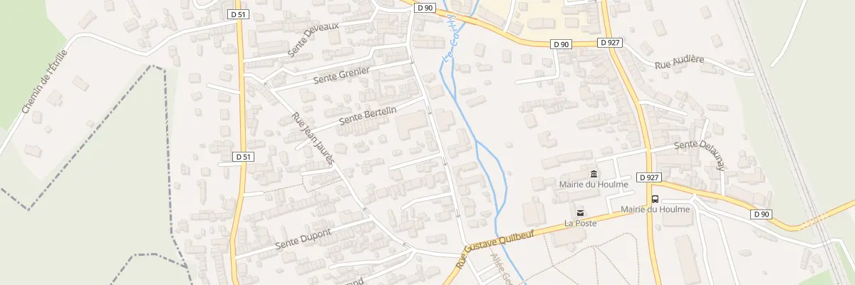 Plan du 33 Rue des Martyrs au Houlme