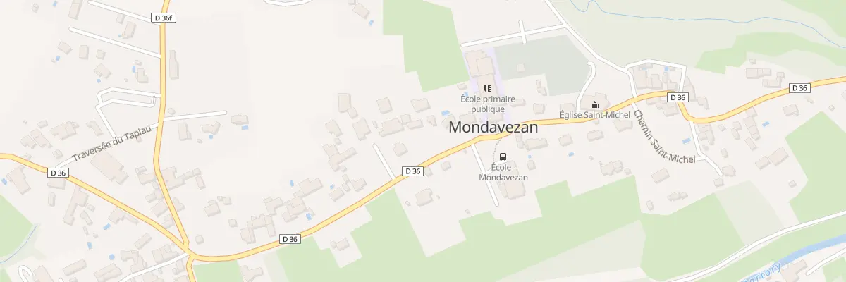 Plan du 133 Tapiau à Mondavezan