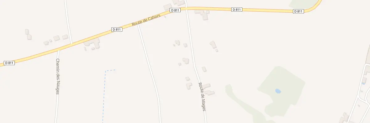 Plan du 4 Rte de Mages à Soturac