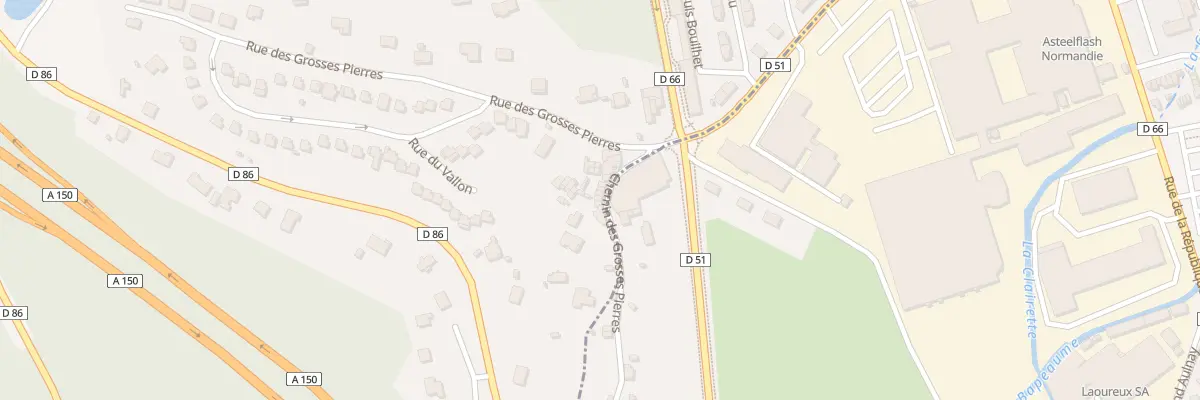 Plan du 9 Rue des Grosses Pierres à Maromme