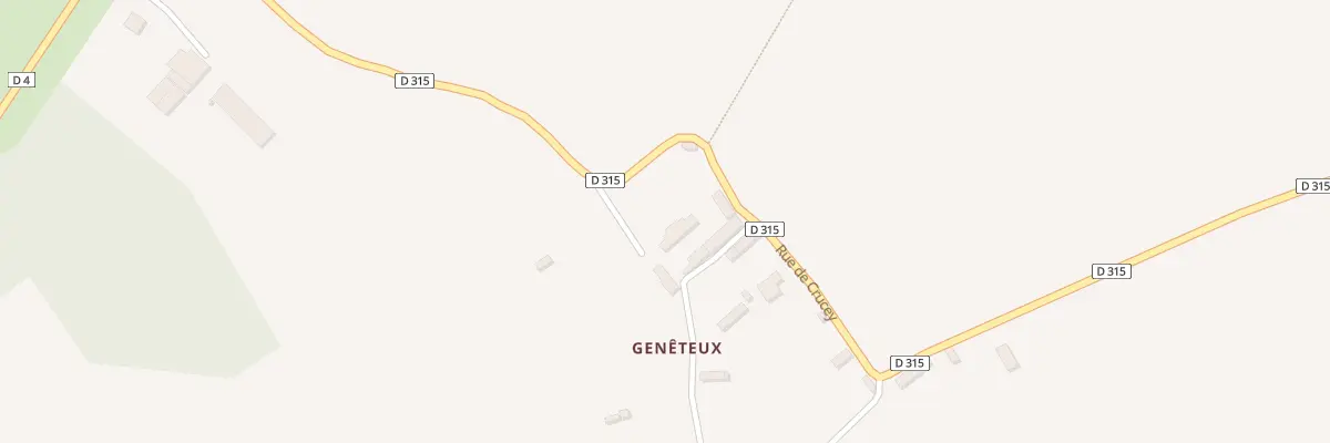 Plan du 6 Rue de Crucey aux Châtelets