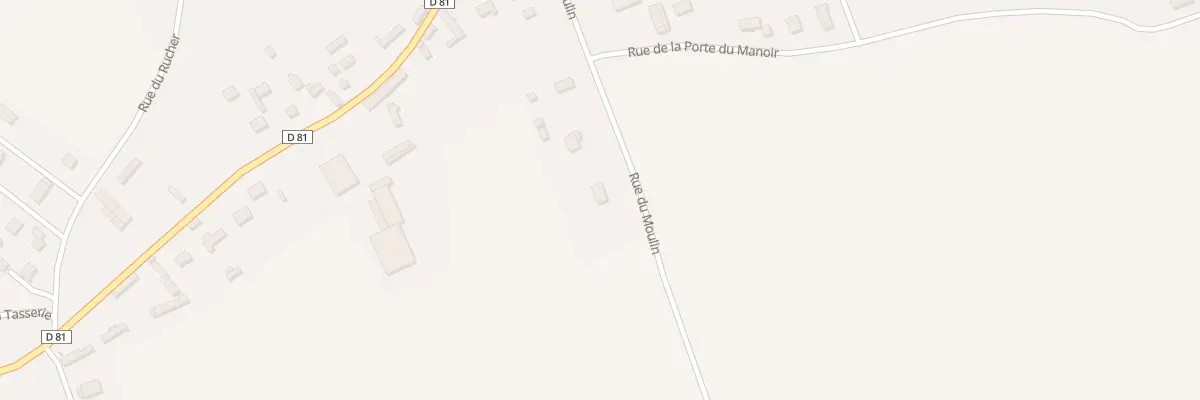Plan du 5 Rue du Moulin à Vraiville