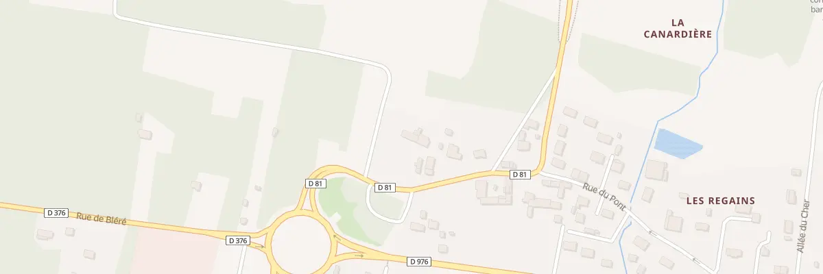 Plan du 444 Rue de la Canardière à Civray-de-Touraine