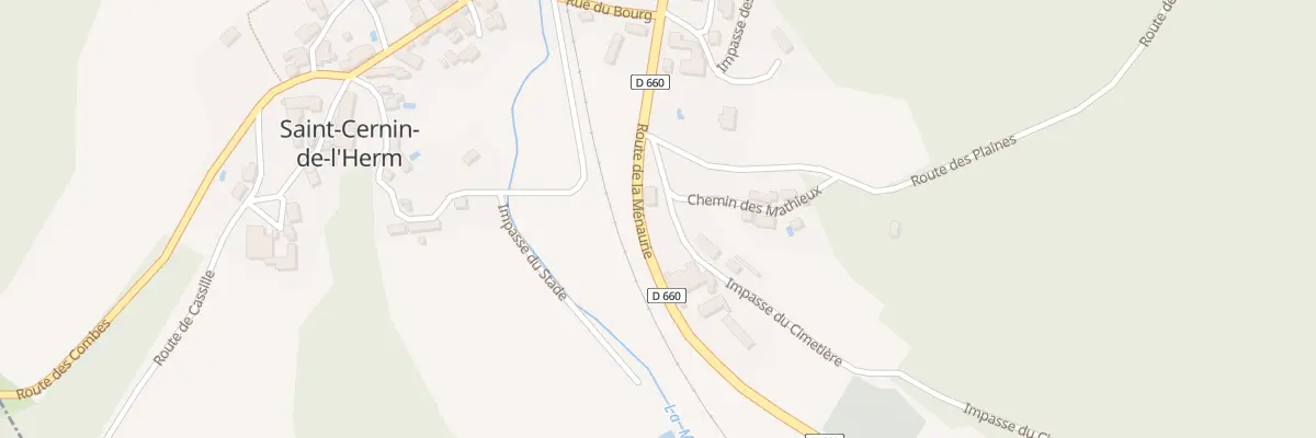 Plan du 71 Les Mathieux Sud à Saint-Cernin-de-l’Herm