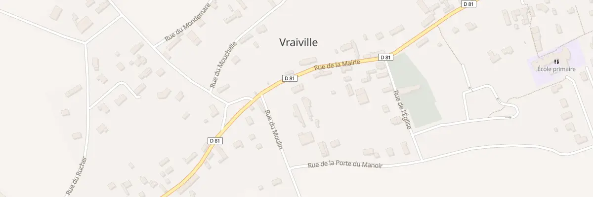 Plan du 3 Rue de la Mairie à Vraiville