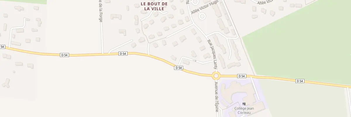 Plan du 2 Rue Jean Cocteau à Offranville