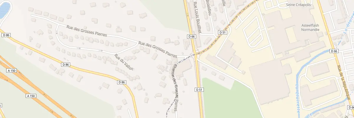 Plan du 1 Rue des Grosses Pierres à Maromme