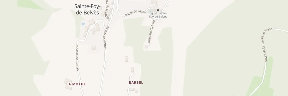 Plan du 21A Le Bourg à Sainte-Foy-de-Belvès