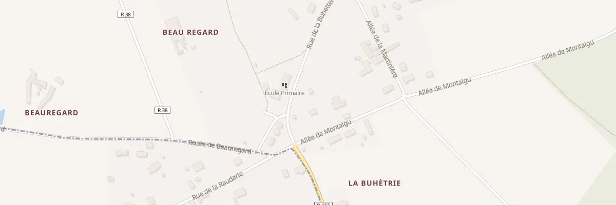 Plan du 1 All de Montaigu à Ferrière-sur-Beaulieu