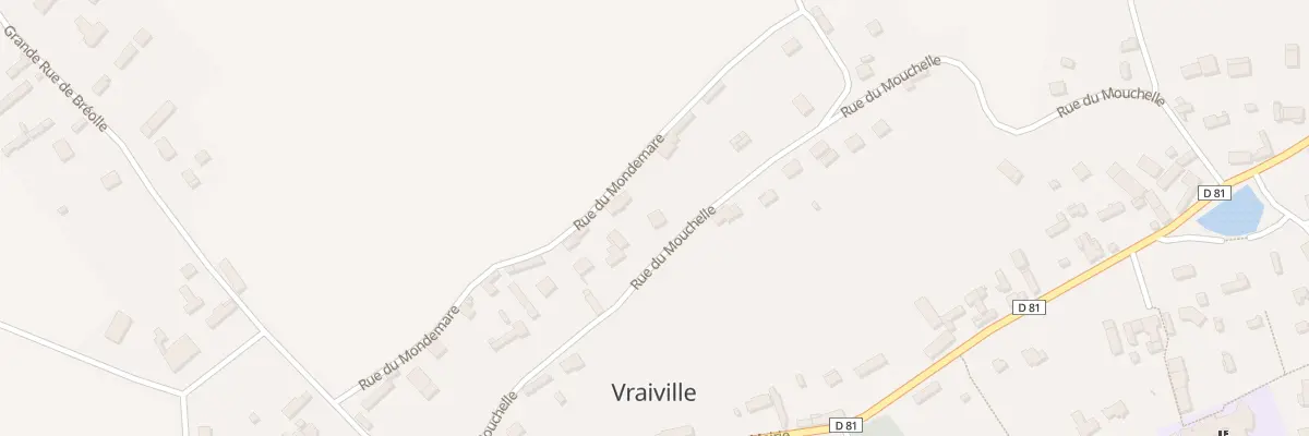 Plan du 22 Rue du Mouchelle à Vraiville