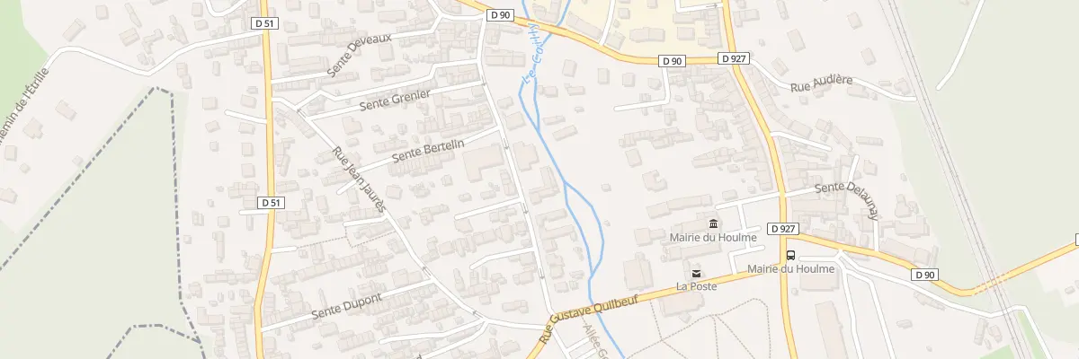 Plan du 14B Rue des Martyrs au Houlme