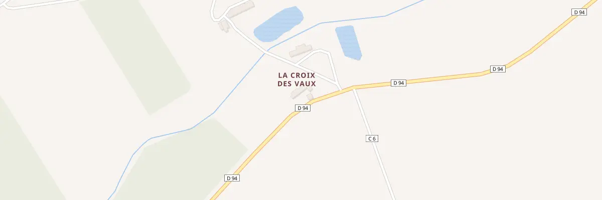 Plan du 1 La Croix des Vaux à Saint-Quentin-sur-Indrois