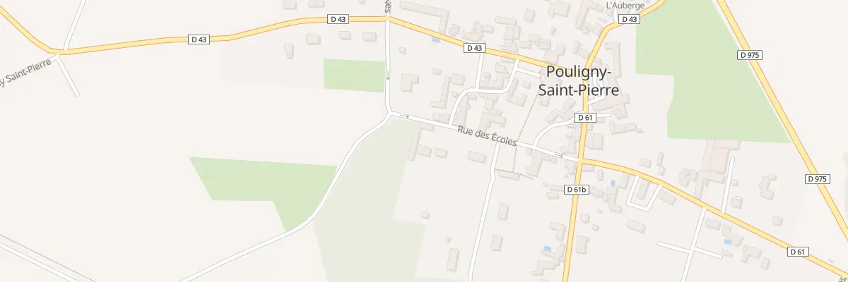 Plan du 13 Rue des Écoles à Pouligny-Saint-Pierre