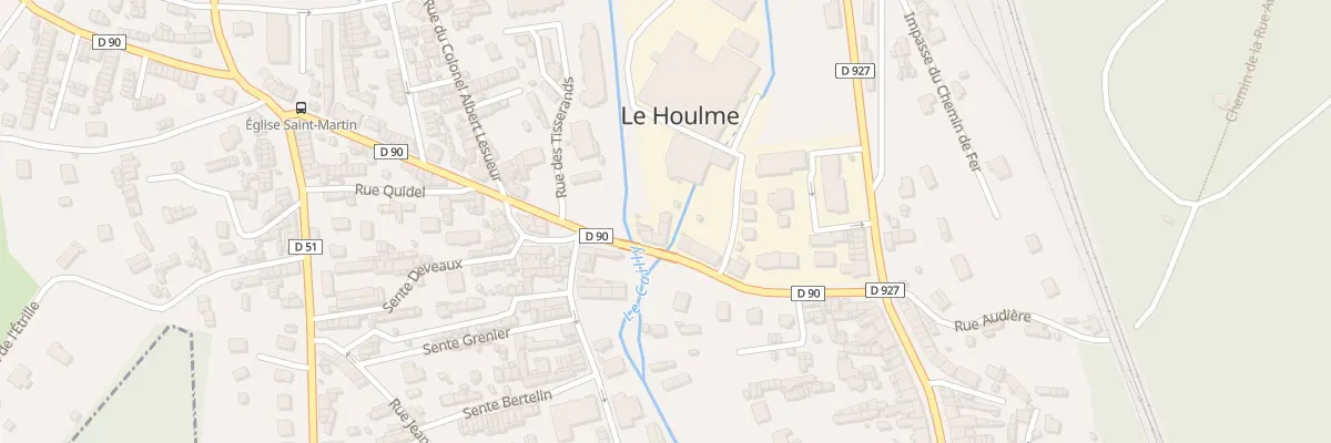 Plan du 8 Rue de la République au Houlme